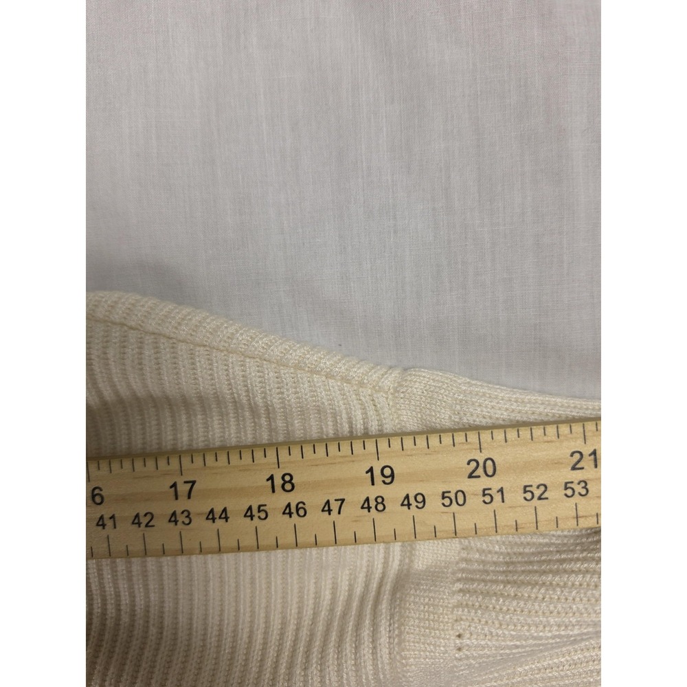 Lululemon Sweater Womens Small White Ribbed Knit Long Sleeve Tunic Pullover - Picture 7 of 9